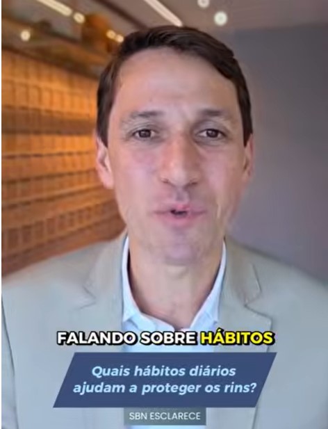 SBN Esclarece: Saulo Alencar apresenta dicas para cuidar da saúde dos rins no dia a dia