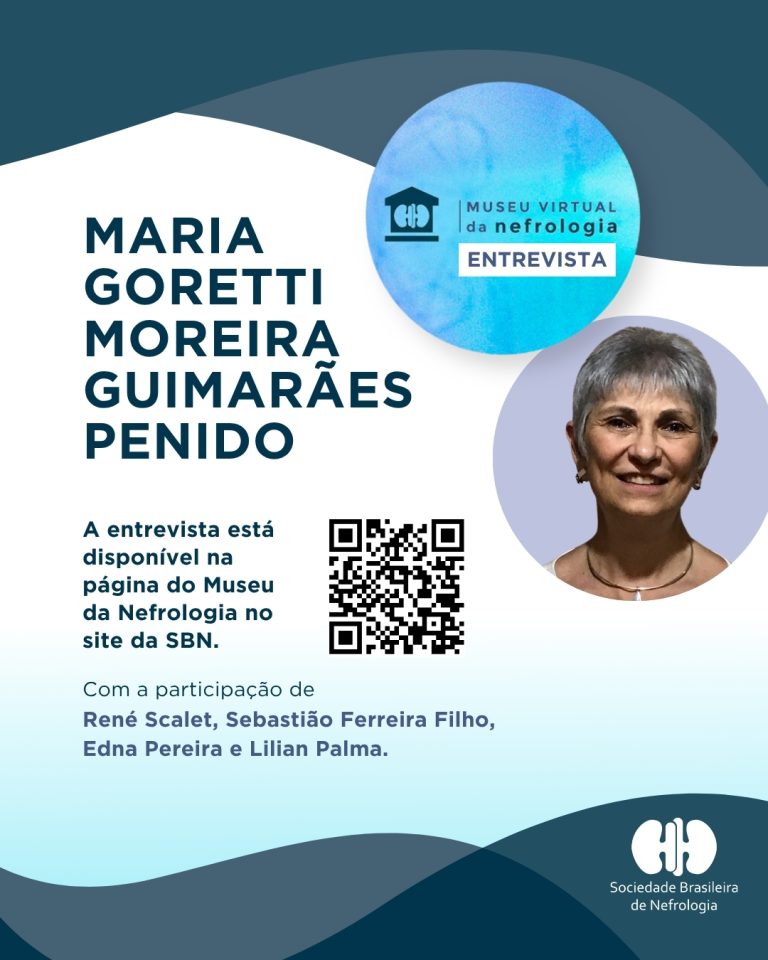 Maria Goretti compartilha memórias e experiências em entrevista ao Museu Virtual da Nefrologia