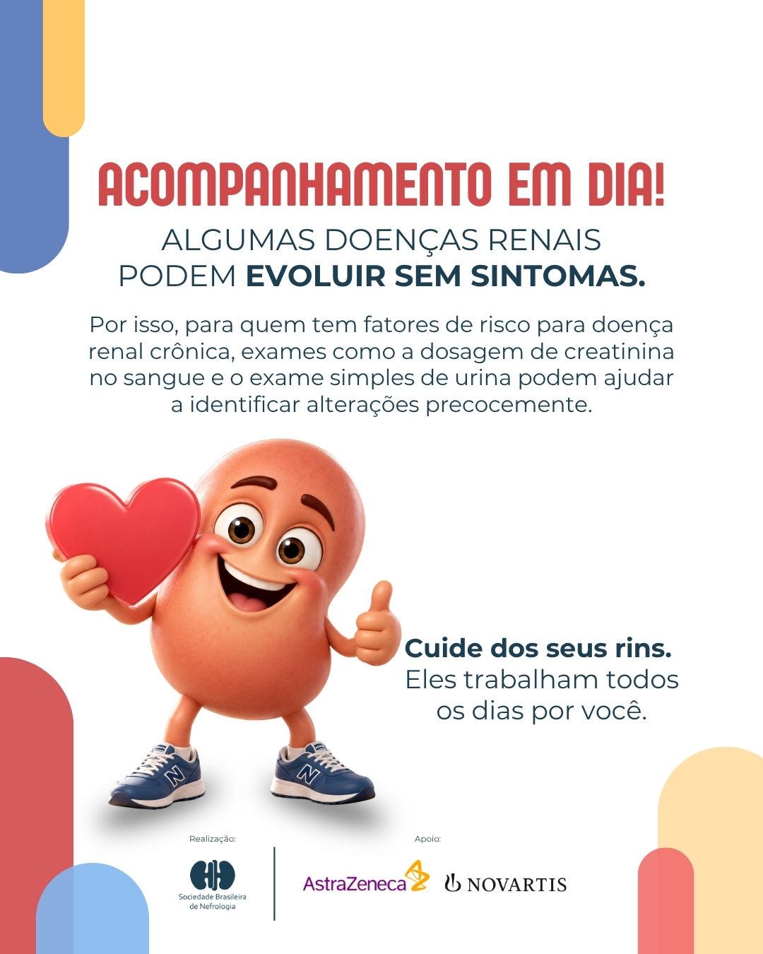 Campanha Todo Dia é Dia de Rim destaca hidratação, alimentação equilibrada e acompanhamento da saúde