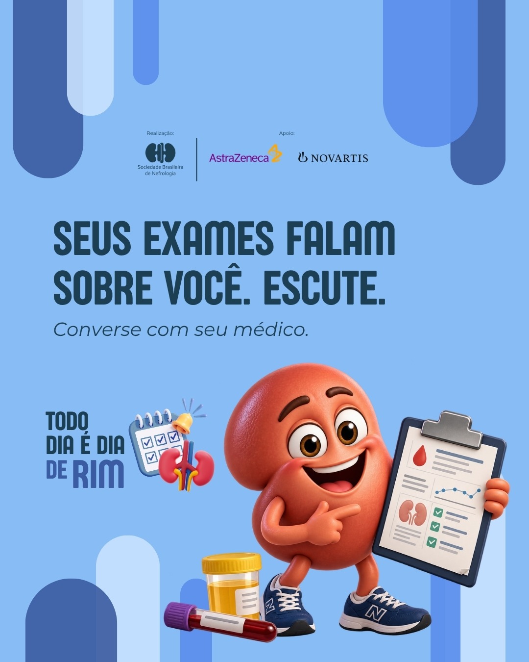 Campanha Todo Dia é Dia de Rim incentiva avaliação da saúde renal e acompanhamento médico