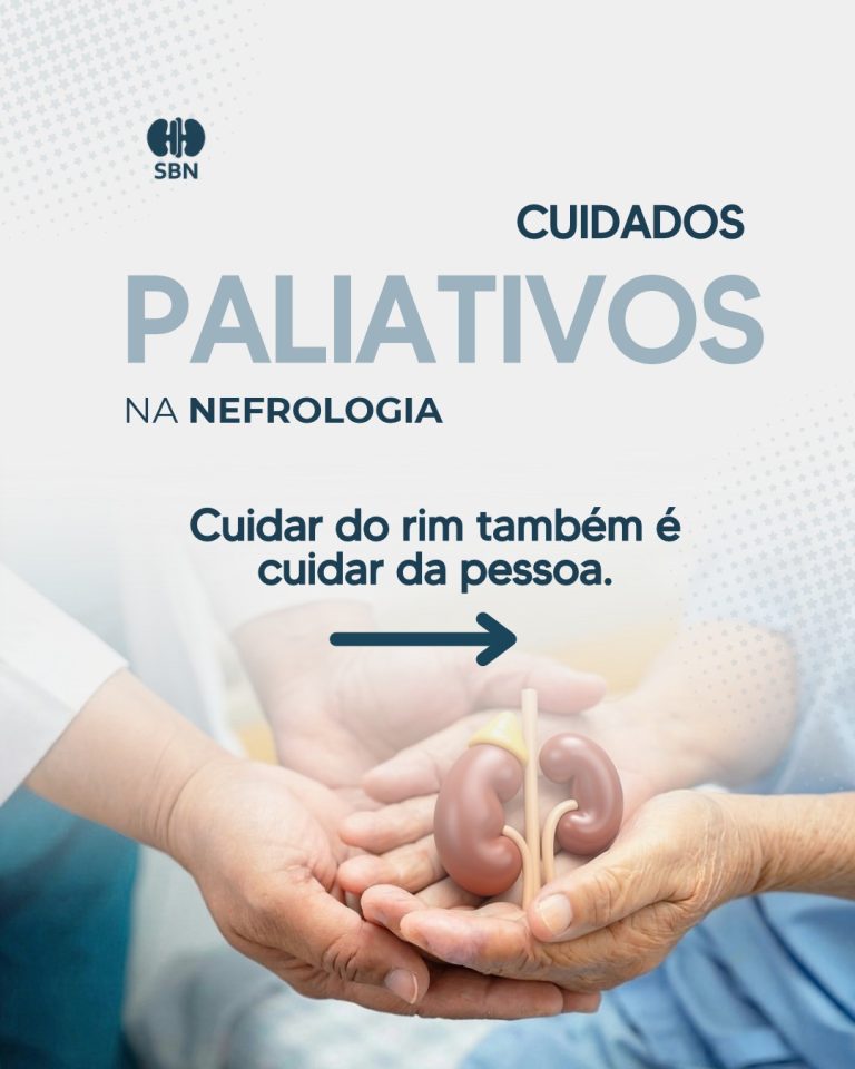 Dia Mundial dos Cuidados Paliativos: SBN reforça cuidado integral na Nefrologia
