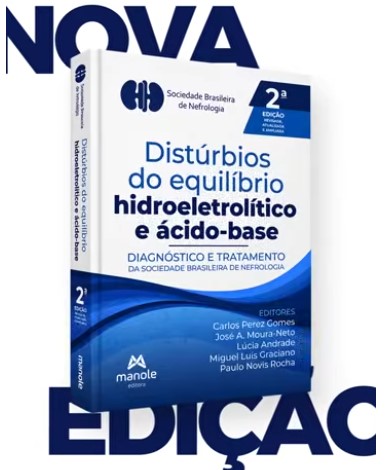 Livro da SBN sobre distúrbios hidroeletrolíticos e ácido-base chega à 2ª edição