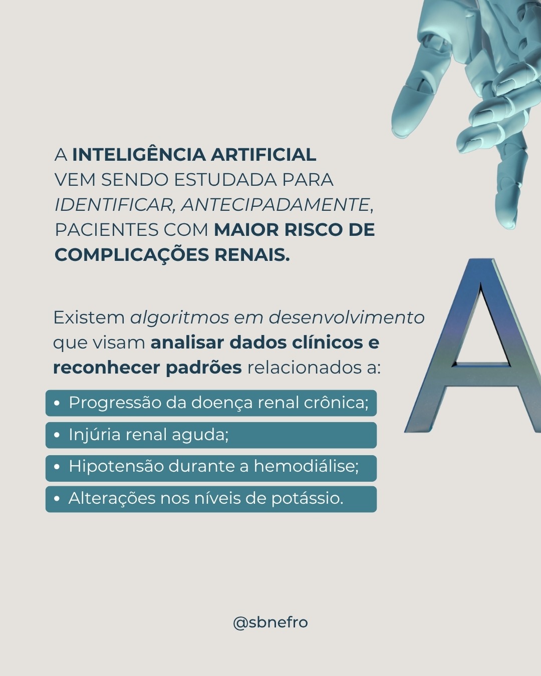 SBN Explica aborda possibilidades e limites da inteligência artificial na prática nefrológica
