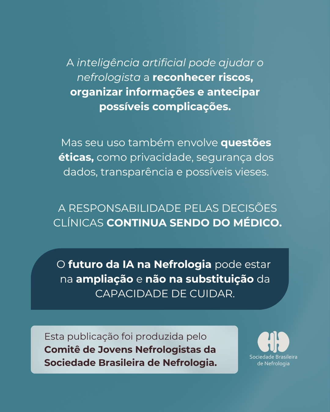 
SBN Explica aborda possibilidades e limites da inteligência artificial na prática nefrológica