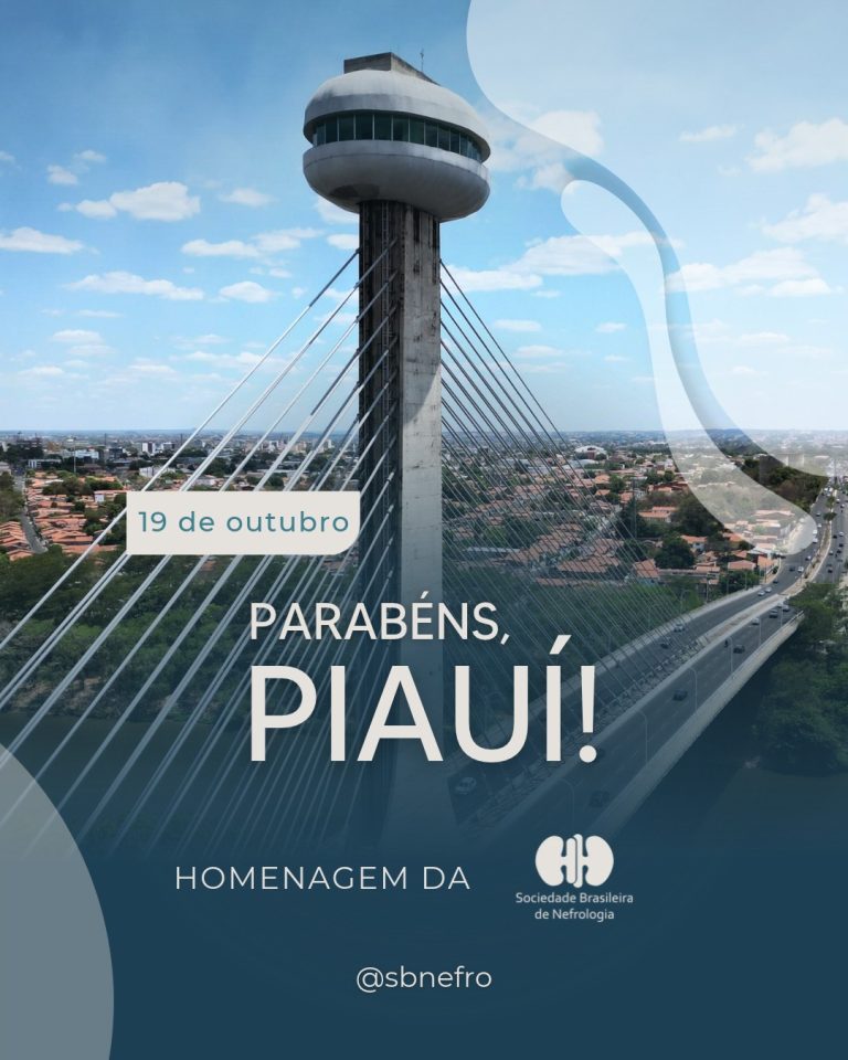 SBN celebra os 204 anos do Piauí e reconhece atuação de profissionais da saúde renal