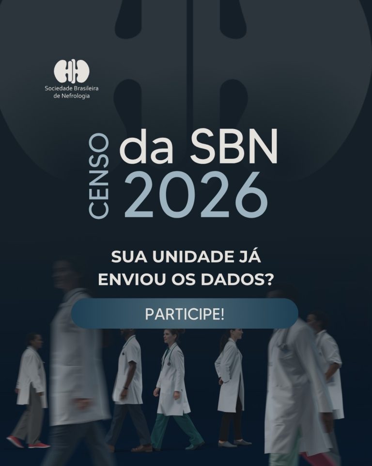 SBN convoca unidades de diálise a enviar dados para o Censo 2026