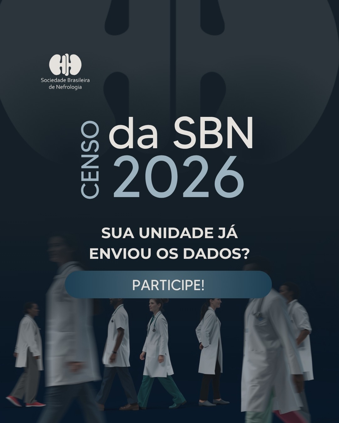 SBN convoca unidades de diálise a enviar dados para o Censo 2026