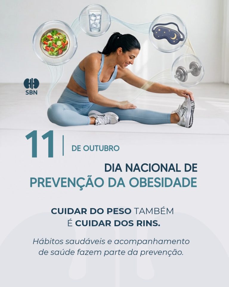 SBN destaca prevenção à obesidade e sua relação com a saúde dos rins