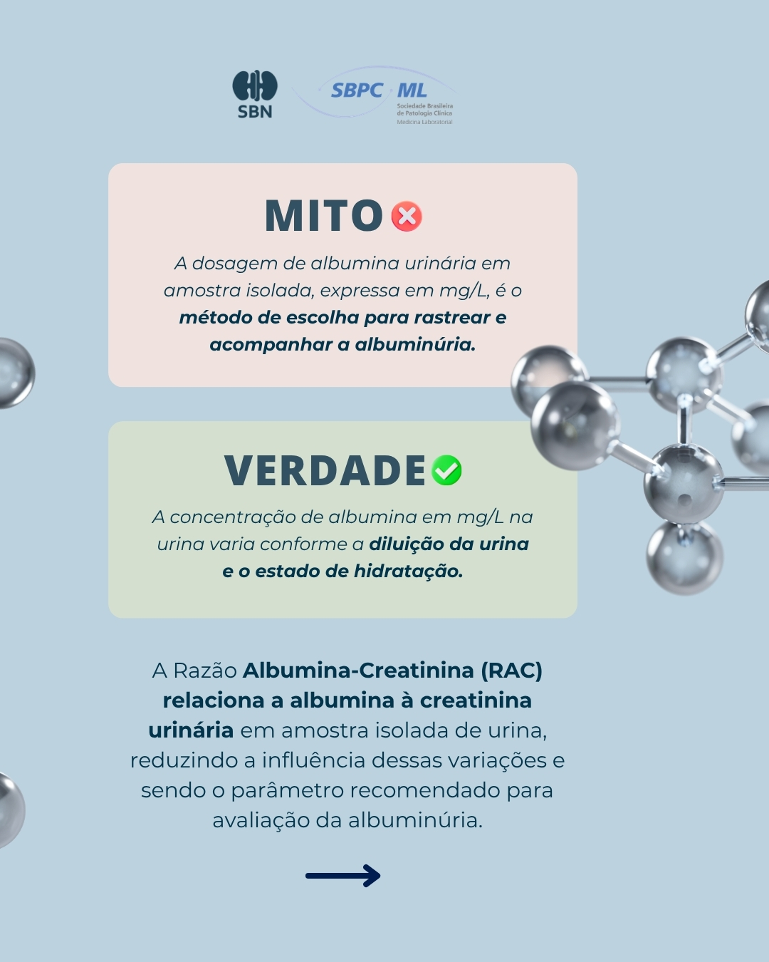 SBN e SBPC-ML esclarecem mitos e verdades sobre creatinina e avaliação da função renal